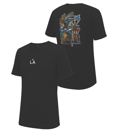 LA Galaxy 2023 Stadium Essentials Bam Marley Black T-Shirt