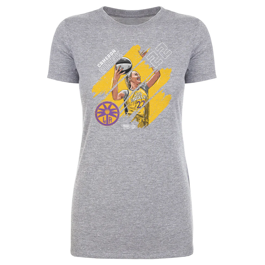 Cameron Brink Los Angeles Sparks Stripes WHT