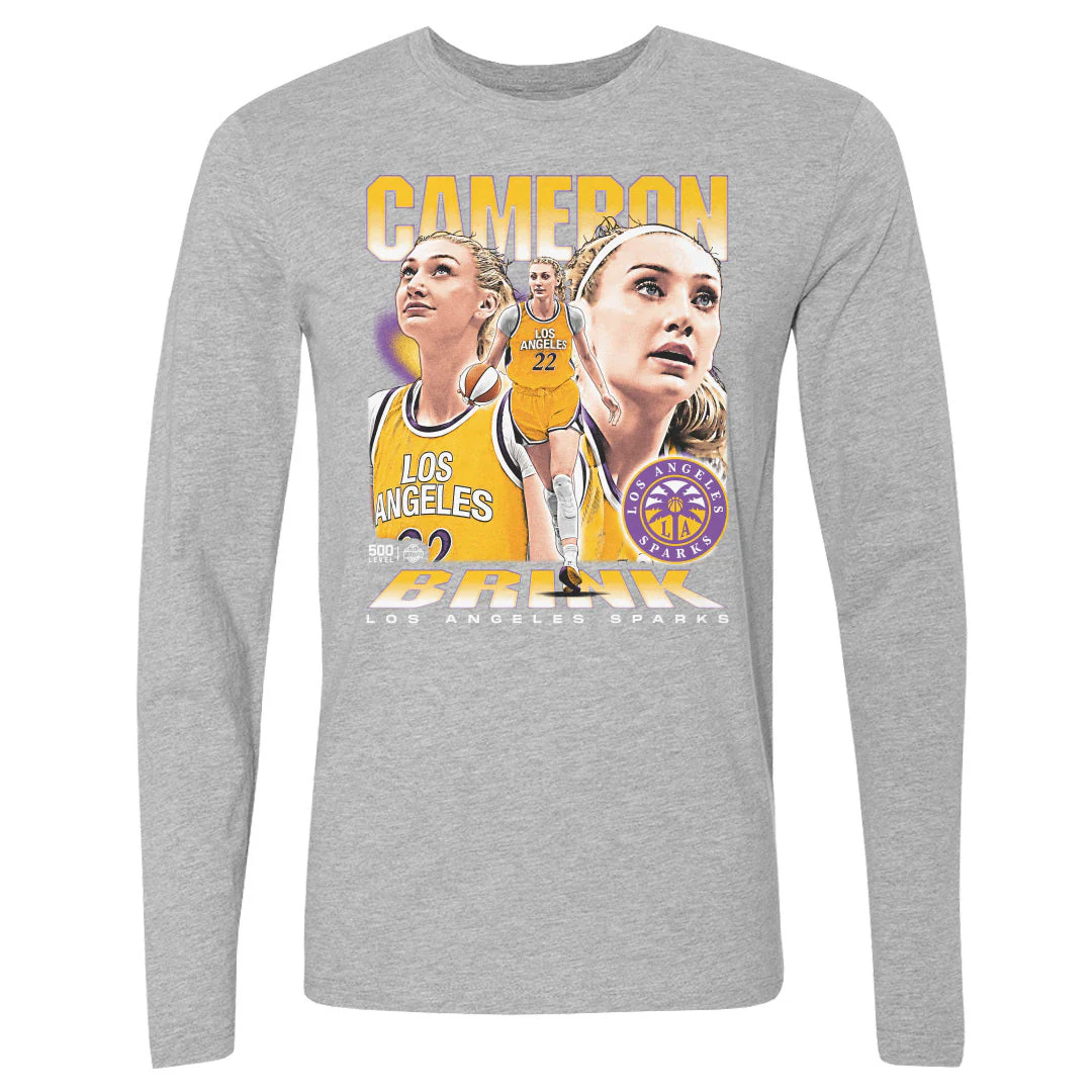 Cameron Brink Los Angeles Sparks Vintage WHT - Image 2