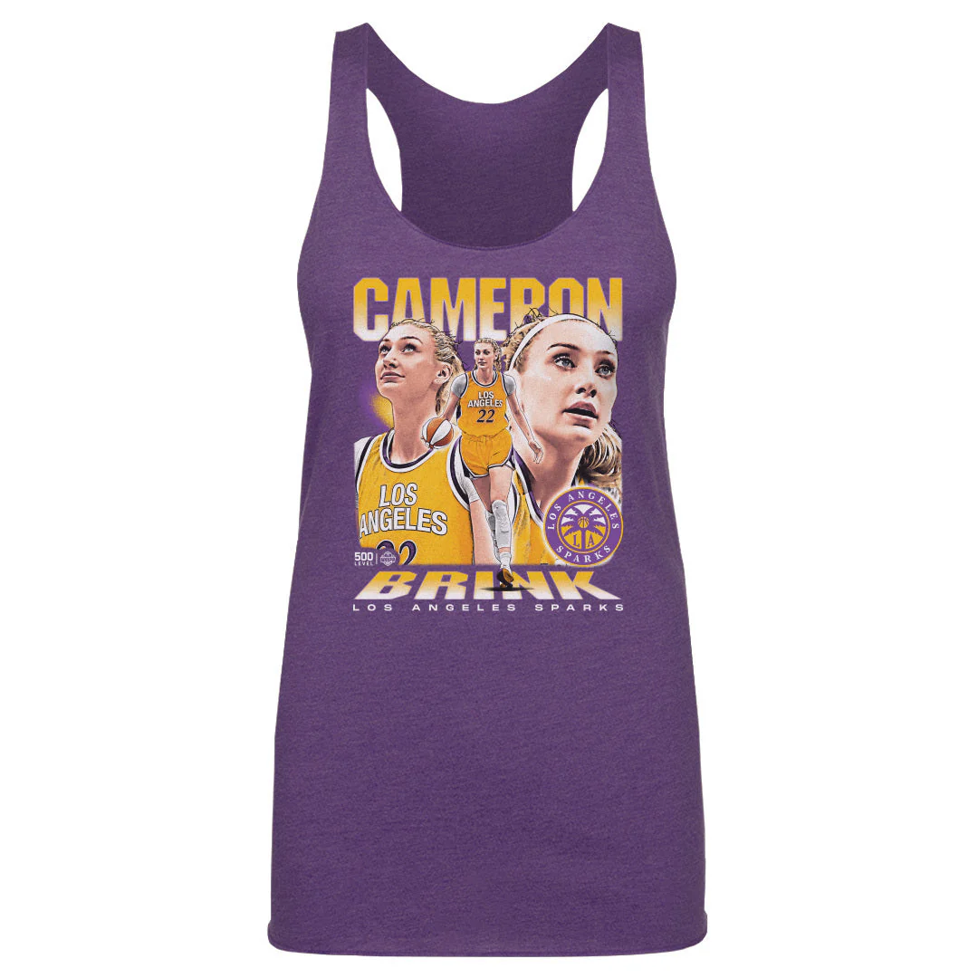 Cameron Brink Los Angeles Sparks Vintage WHT - Image 2