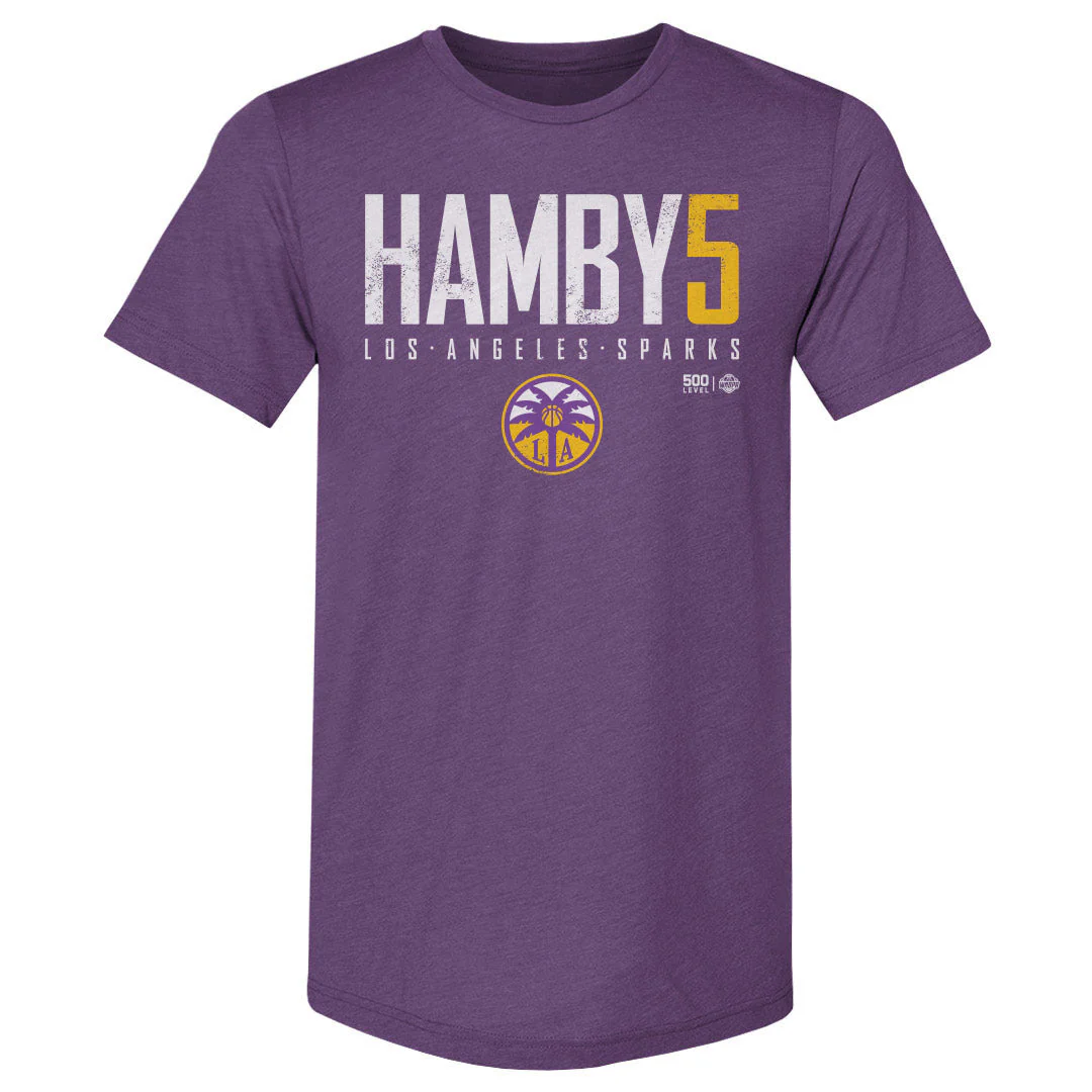 Dearica Hamby Los Angeles Sparks Elite WHT - Image 2