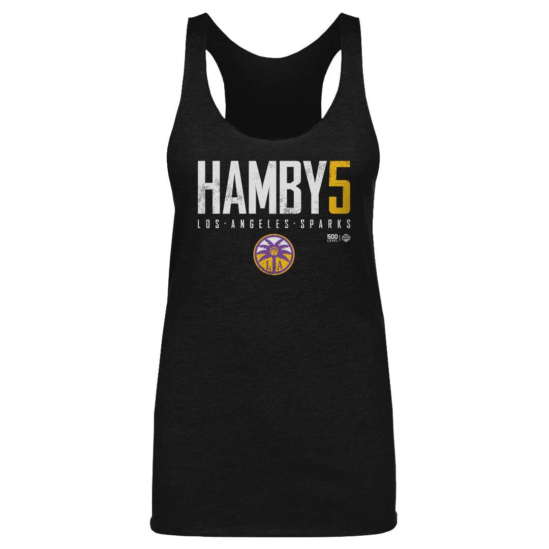 Dearica Hamby Los Angeles Sparks Elite WHT - Image 3