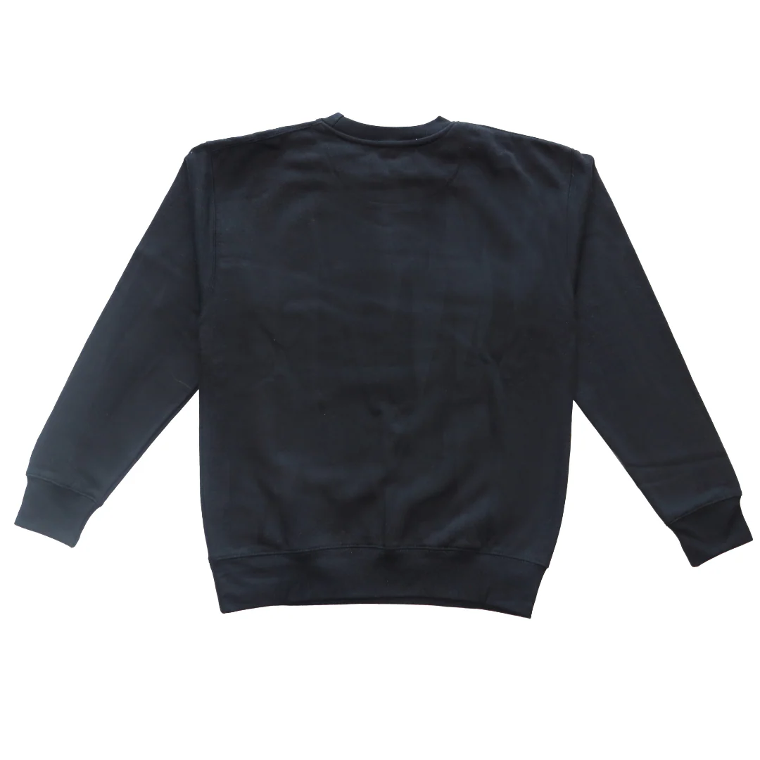 LA Galaxy 2023 Mitchell & Ness Retro Rose Black Crewneck - Image 2