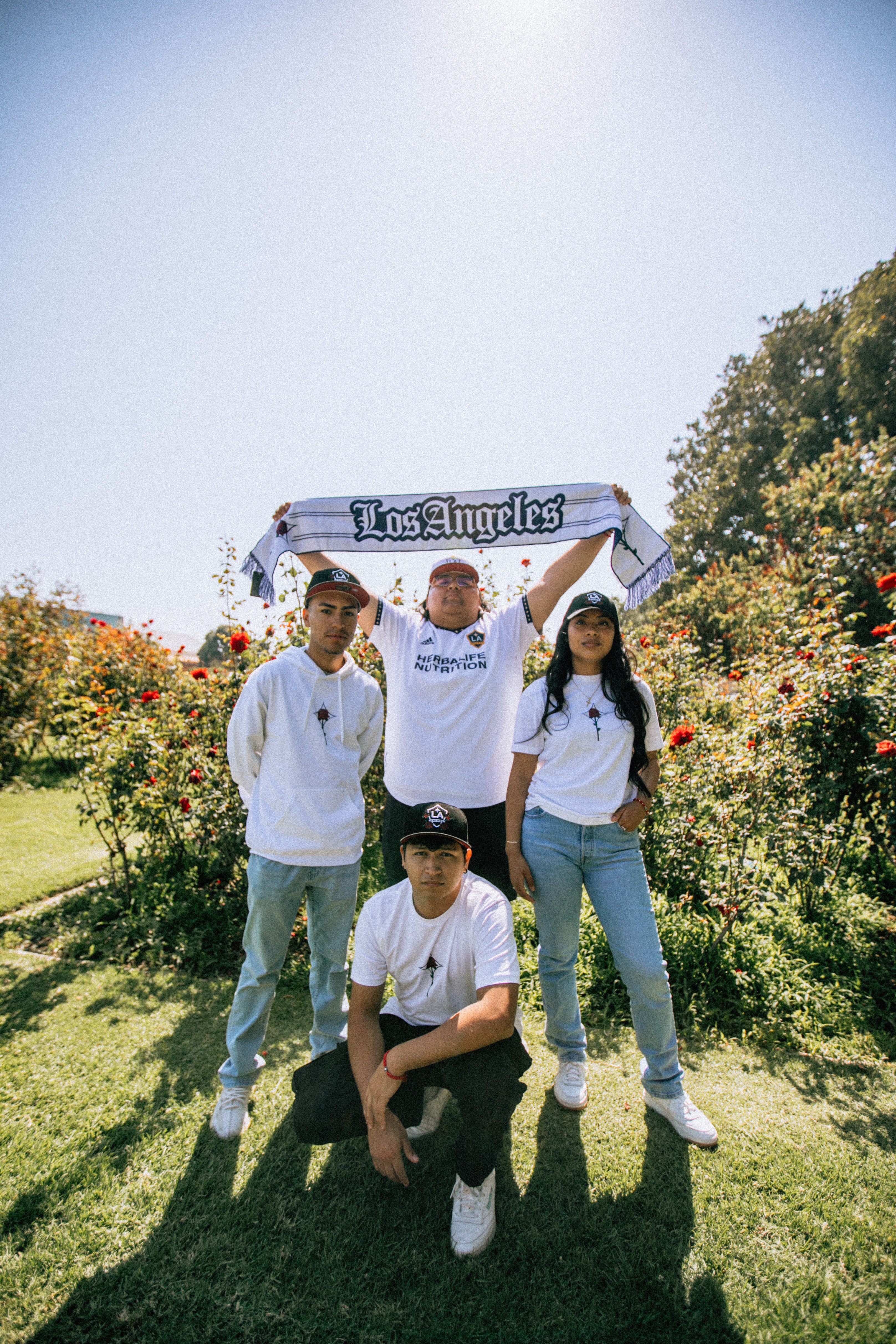 LA Galaxy 2023 Rose White Hoodie - Image 4