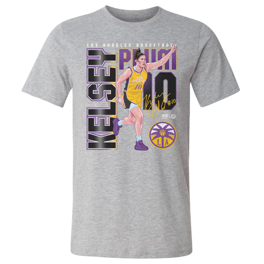 Kelsey Plum Los Angeles Sparks Player Number WHT - Image 3