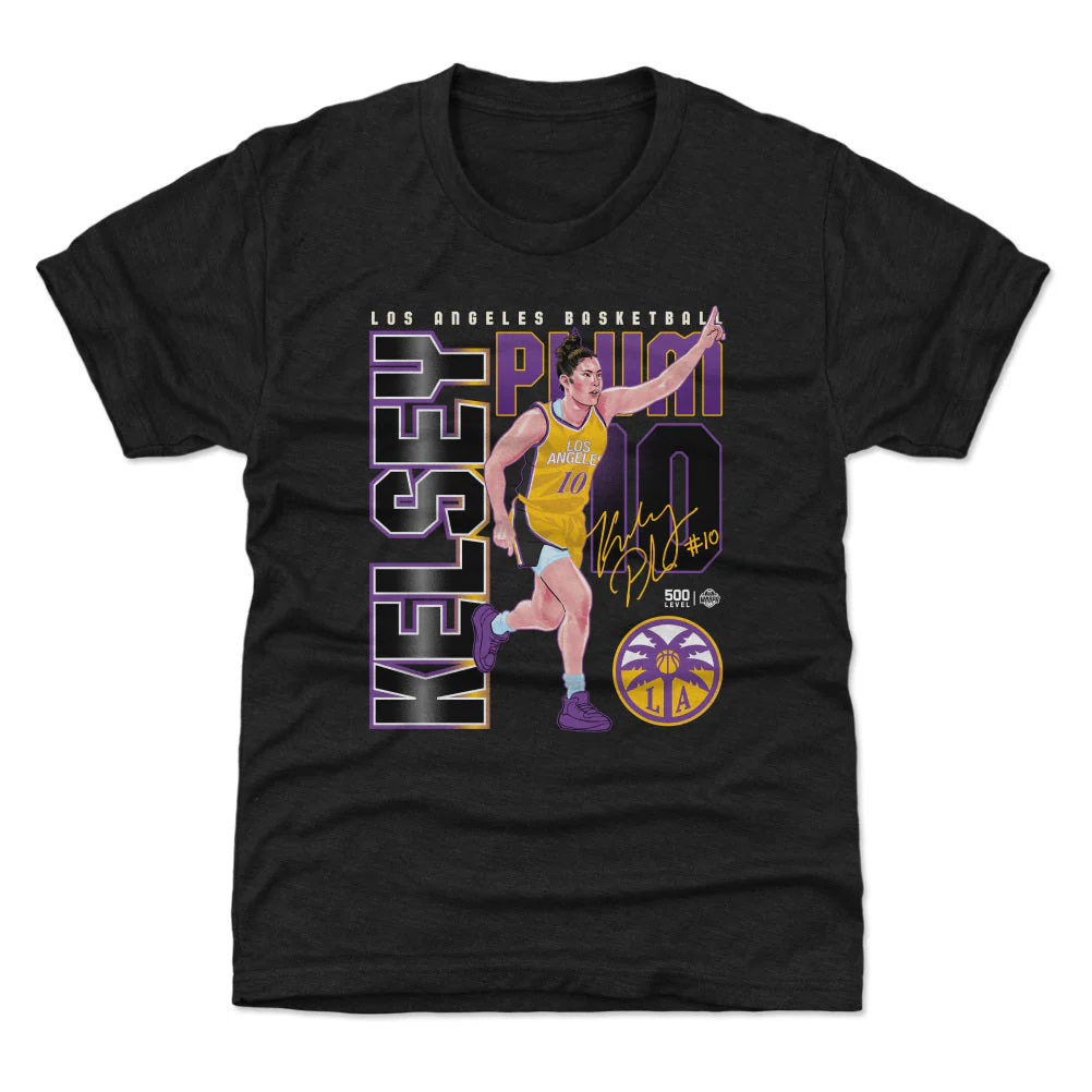 Kelsey Plum Los Angeles Sparks Player Number WHT - Image 3