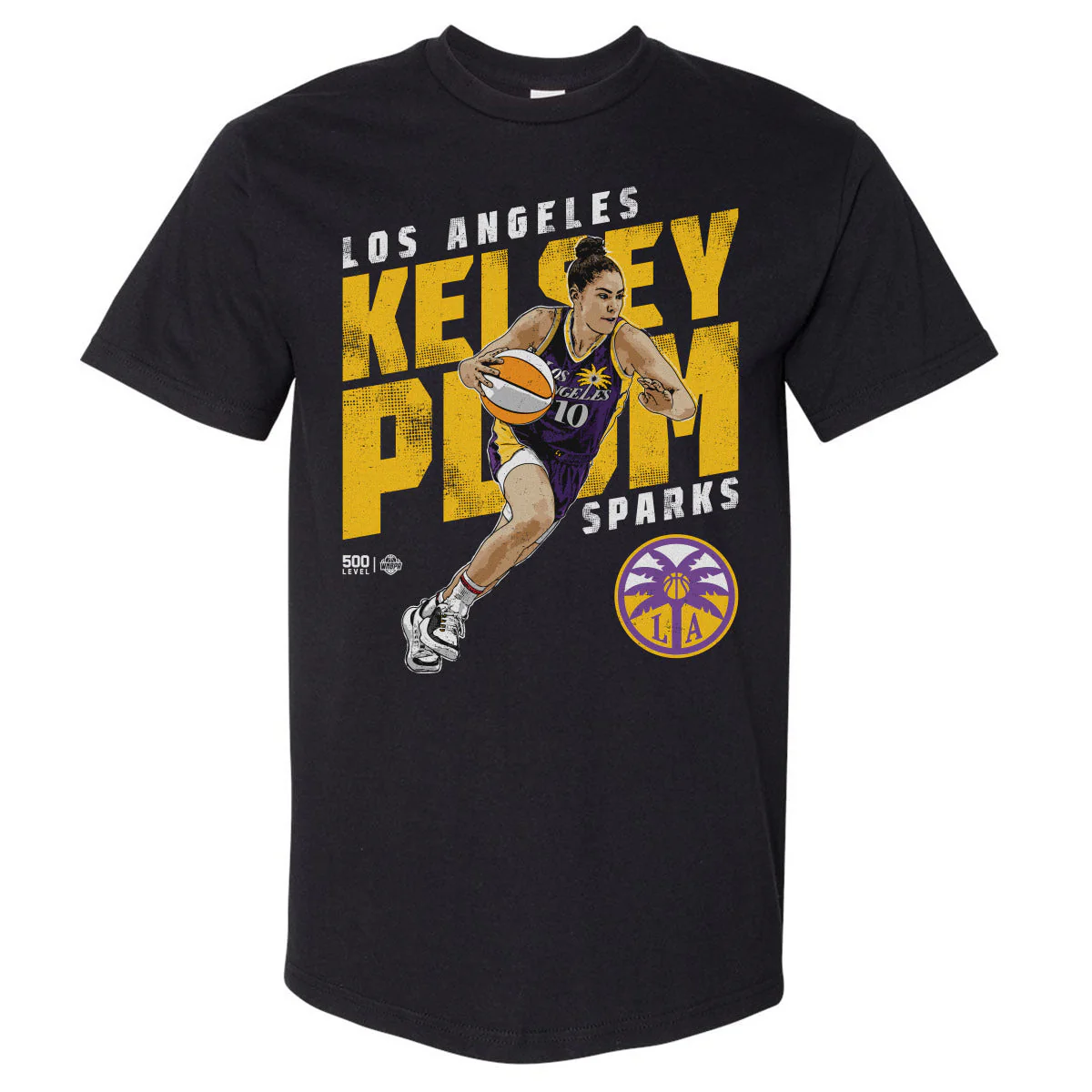 Kelsey Plum Los Angeles Sparks Slant WHT