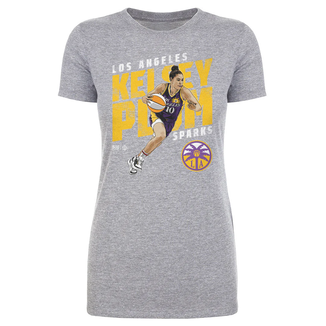 Kelsey Plum Los Angeles Sparks Slant WHT - Image 2