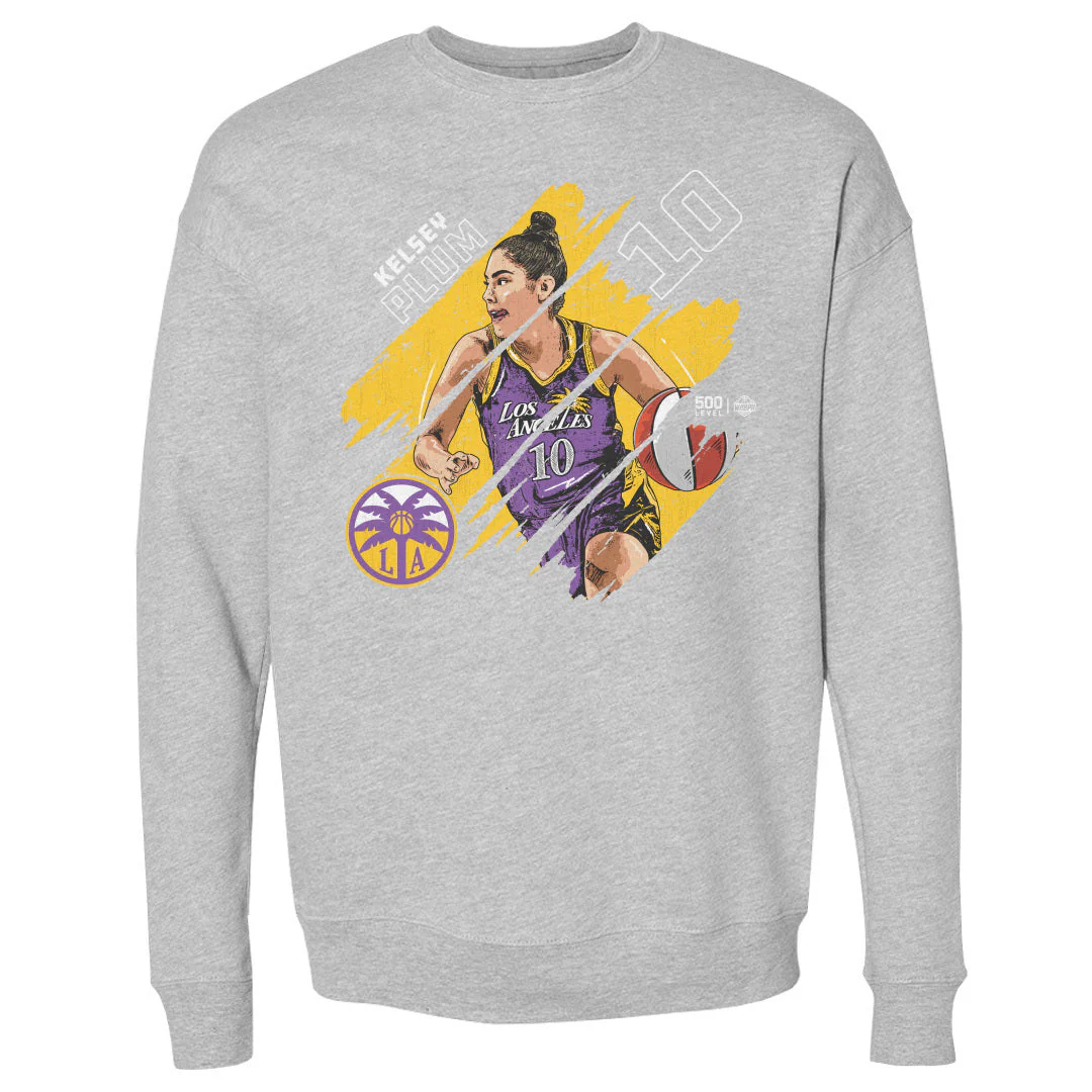 Kelsey Plum Los Angeles Sparks Stripes WHT - Image 2