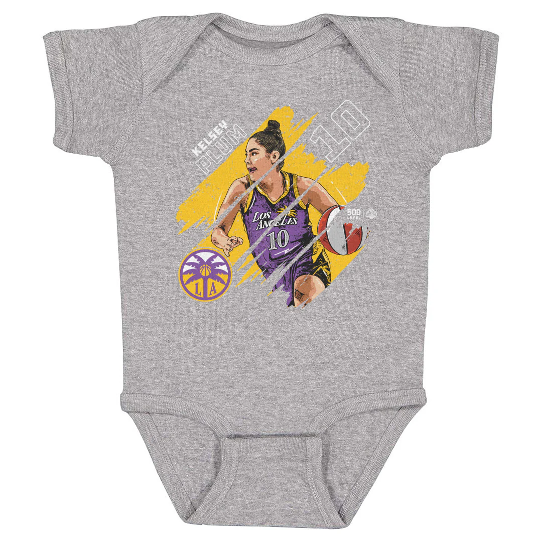 Kelsey Plum Los Angeles Sparks Stripes WHT - Image 2