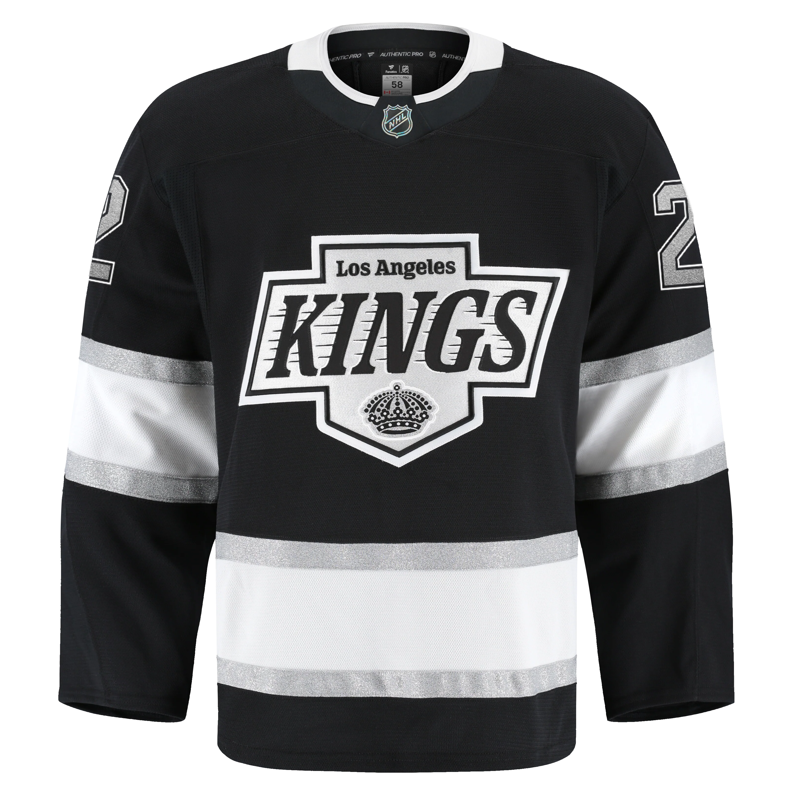 Kings Kevin Fiala Authentic Pro Home Jersey - Image 2