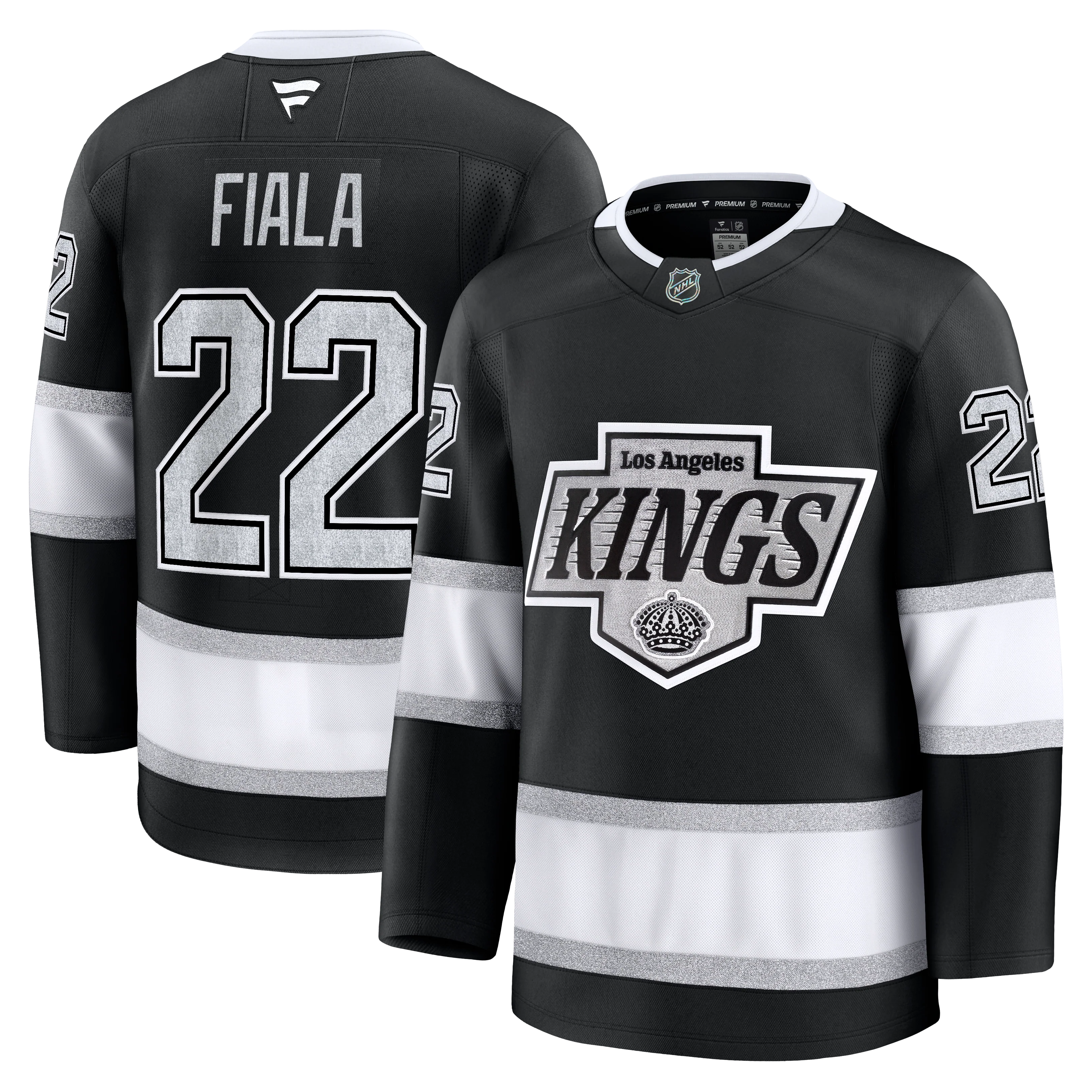 Kings Kevin Fiala Premium Black Home Jersey - Image 3