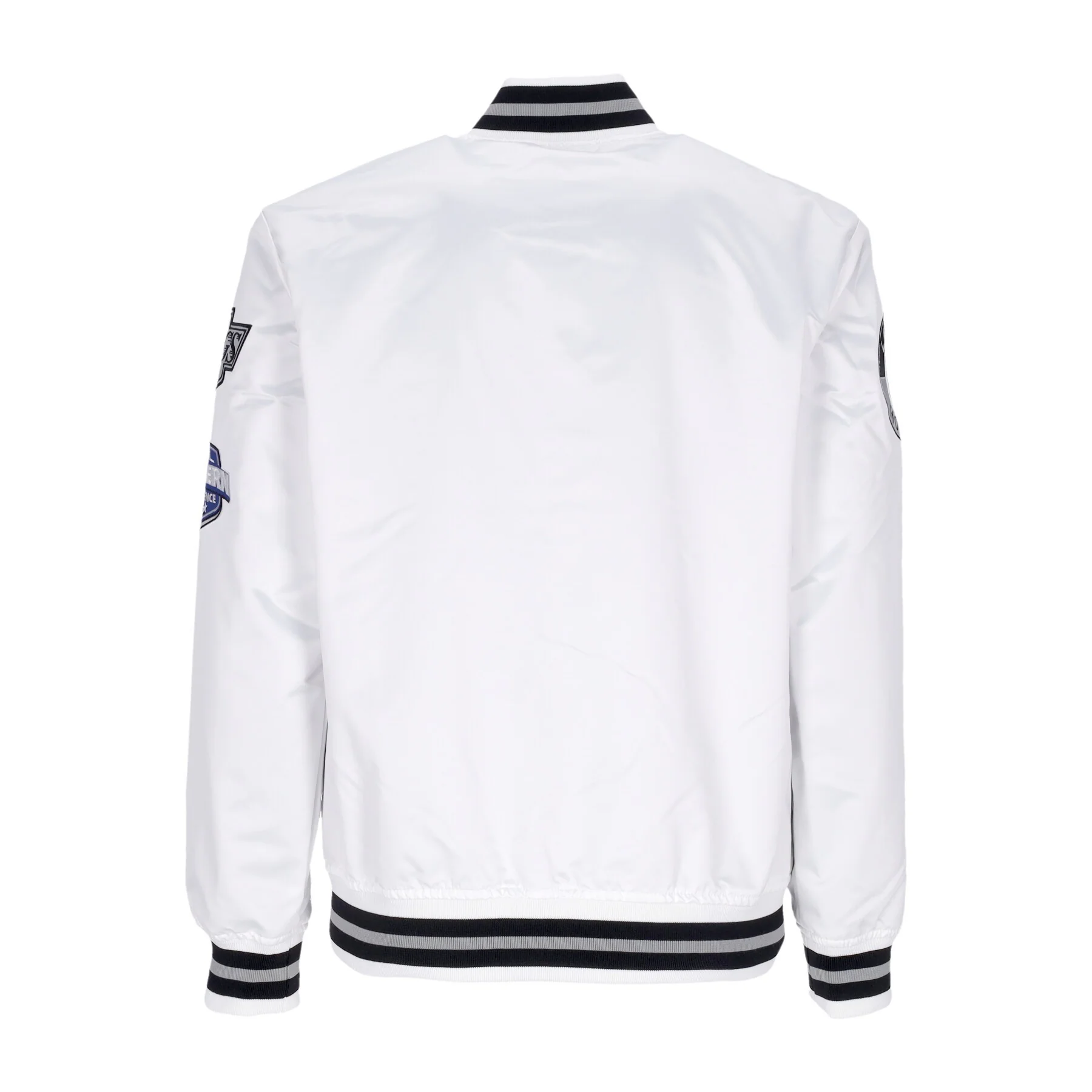 Kings Mitchell & Ness Hometown Lightweight White Satin Jacket - Image 4