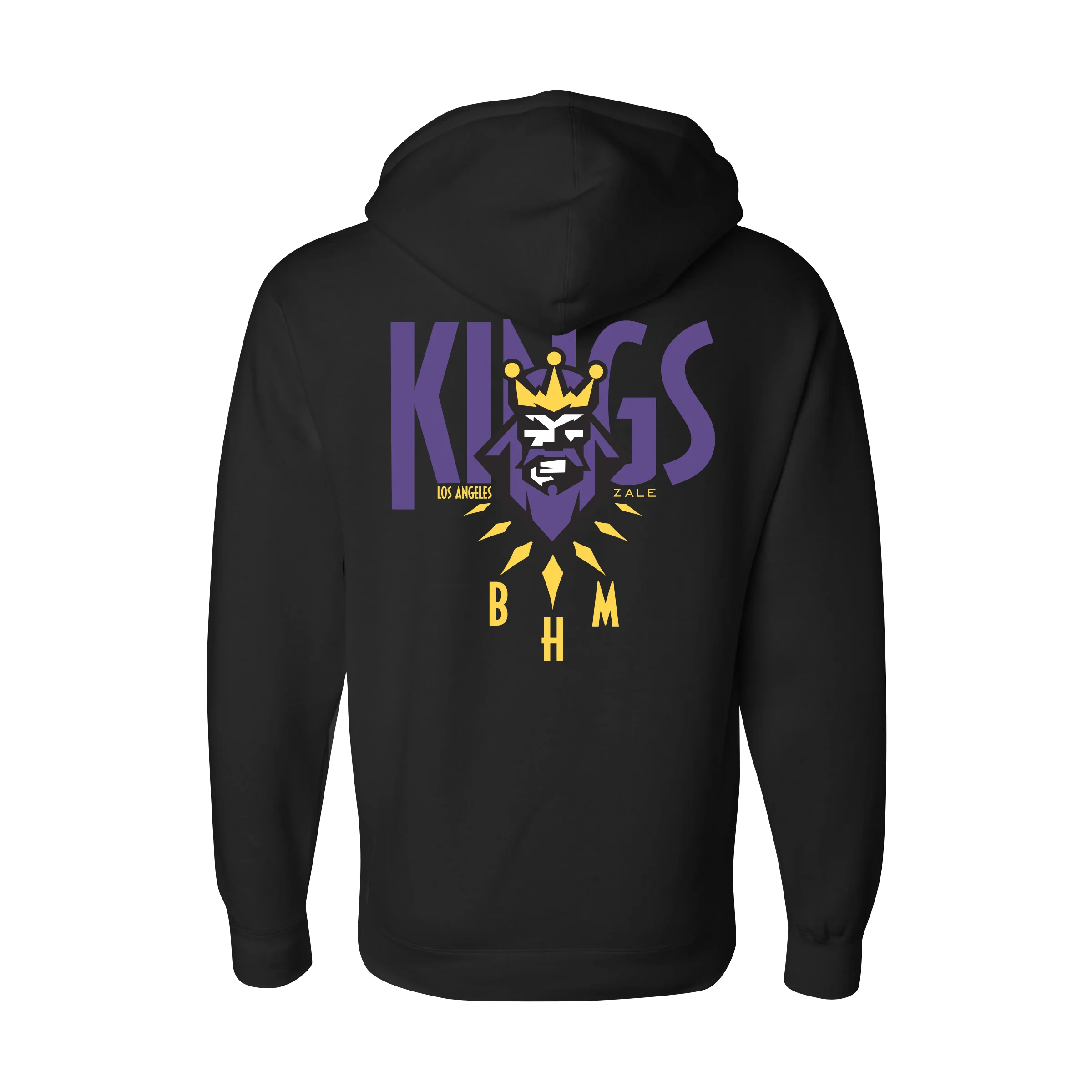 Kings Violent Gentlemen Black History Month Black Hoodie - Image 2