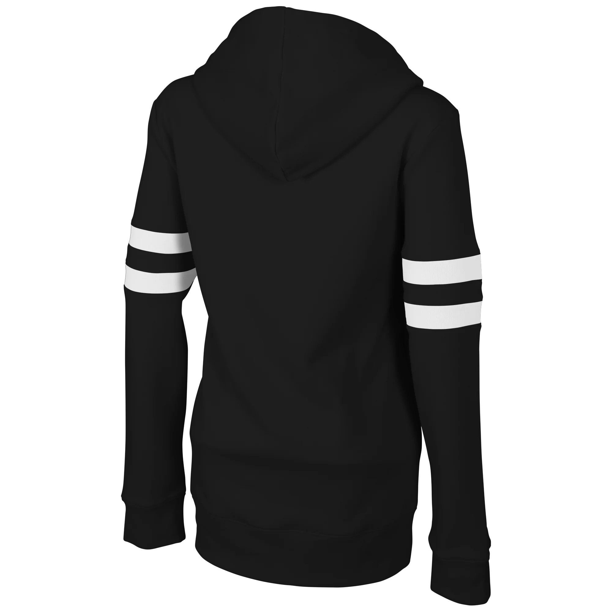 Kings Women Stadium Essentials NHL Road Game Fleece Black Hoodie - Image 2