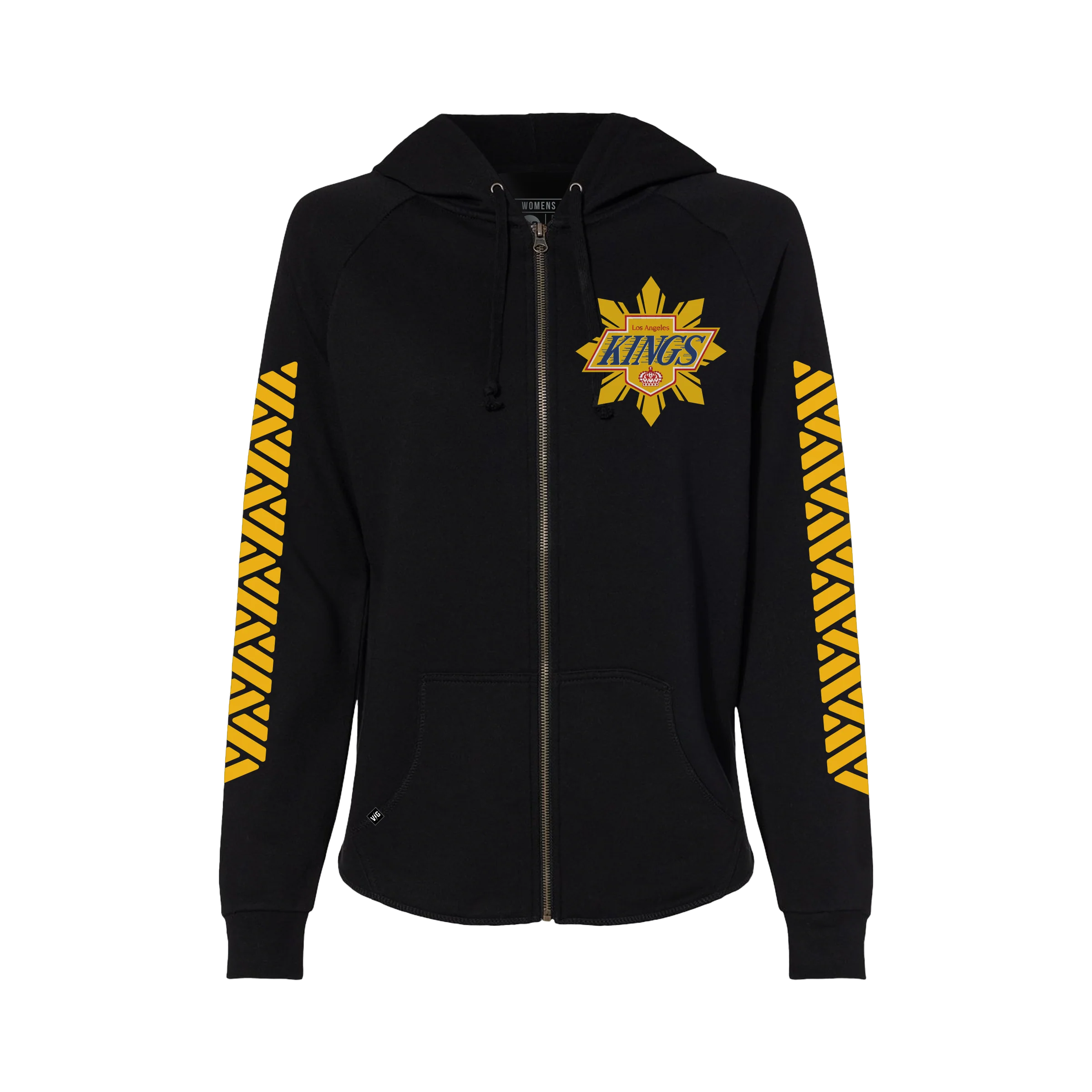 Kings Women's Violent Gentlemen Filipino Heritage Black Full-Zip Hoodie