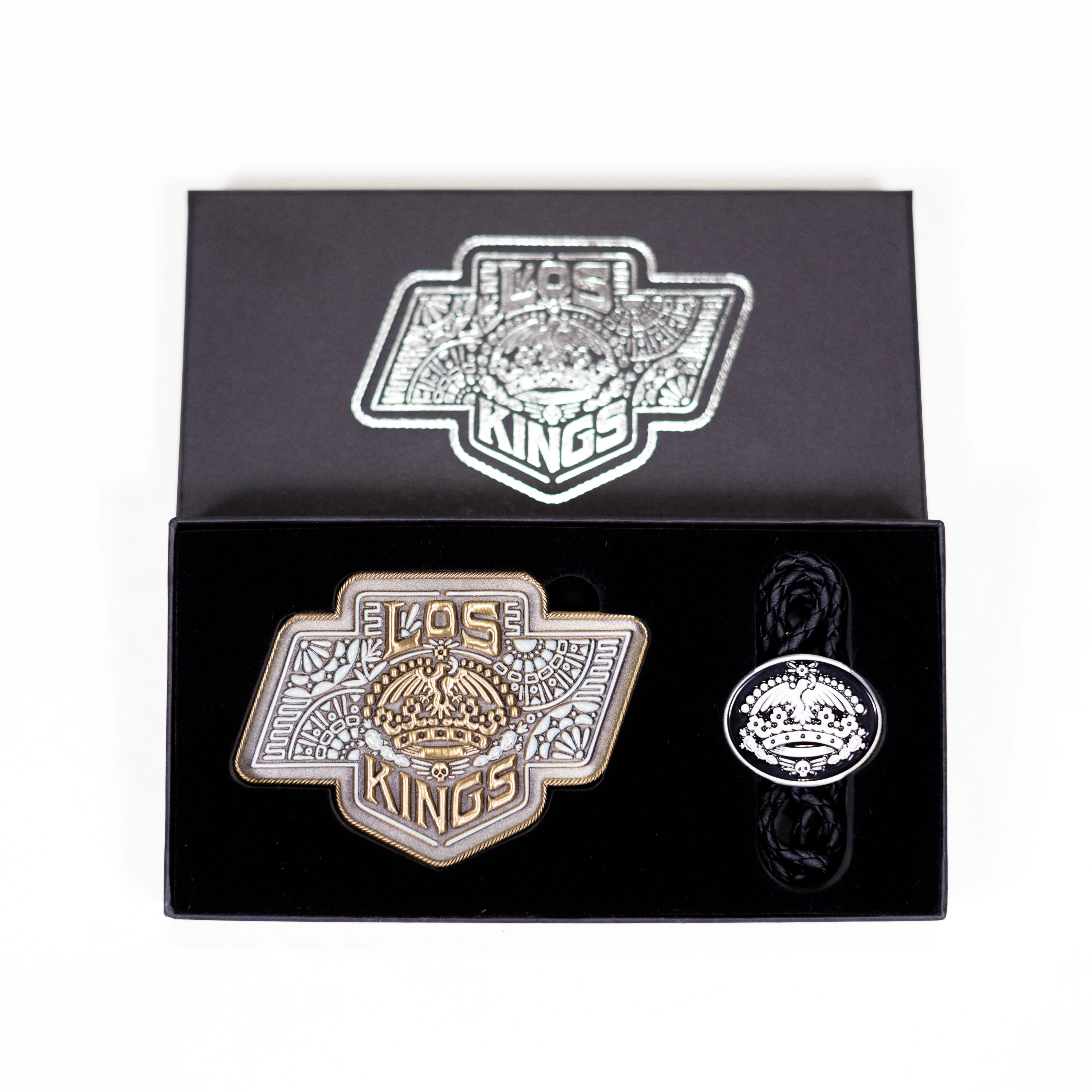 KINGS X VG MEXICAN26 BELT BUCKLE BOLO TIE SET - Image 6