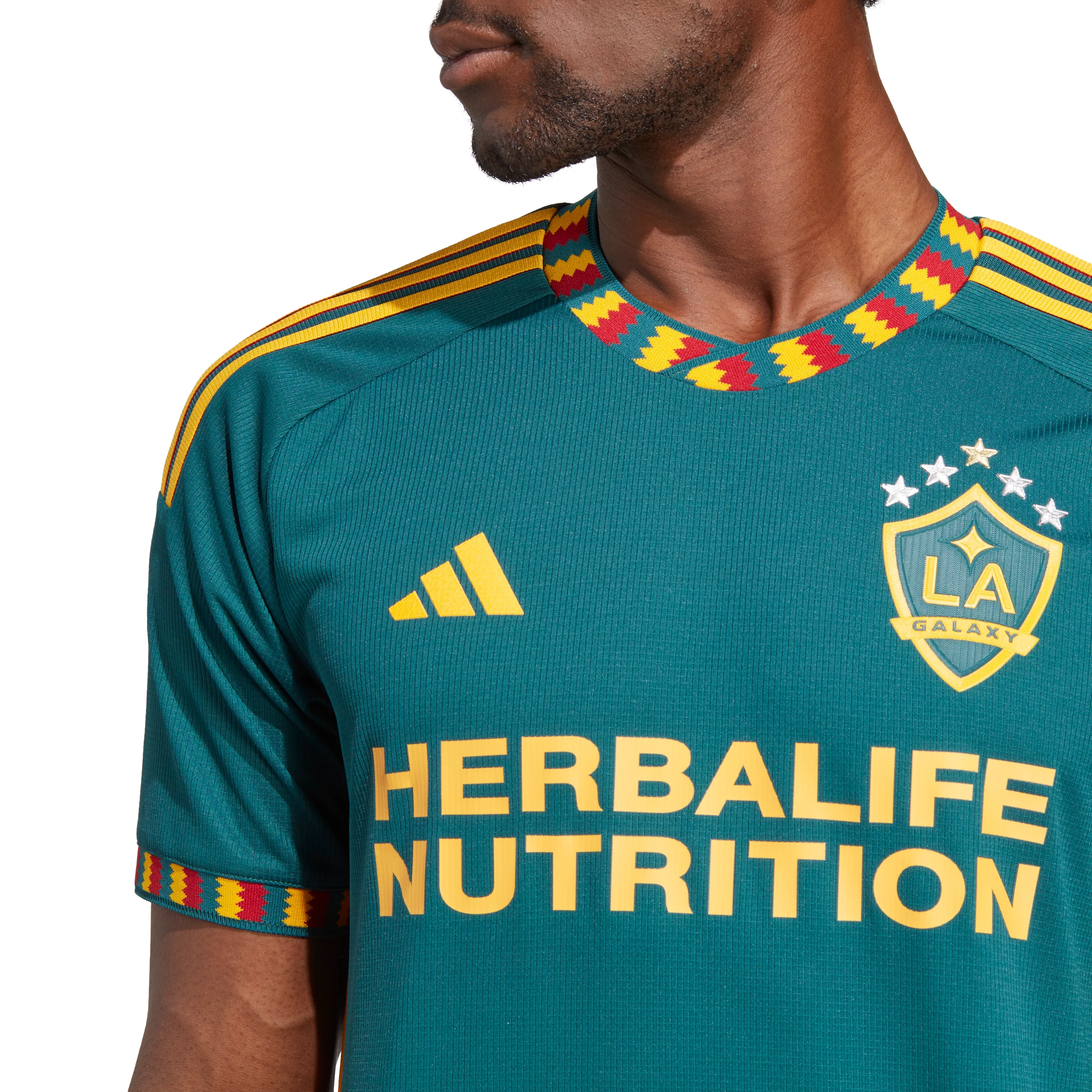 LA GALAXY 2023-2024 LA KIT BLANK AUTHENTIC JERSEY - Image 4