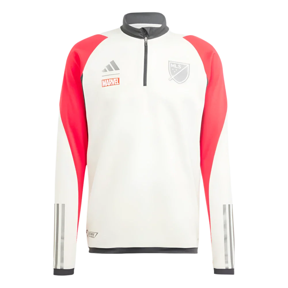 LA Galaxy 2023 MLS All Star Training Cream Quarter Zip Jacket