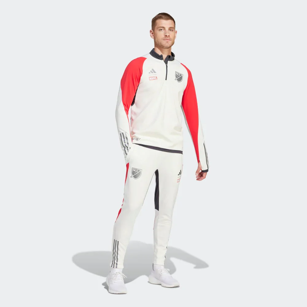 LA Galaxy 2023 MLS All Star Training Cream Quarter Zip Jacket - Image 4