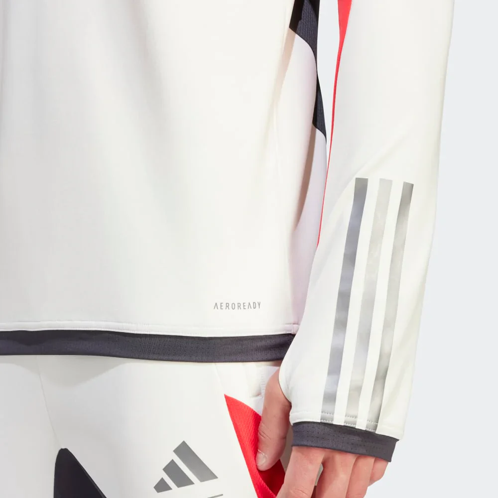 LA Galaxy 2023 MLS All Star Training Cream Quarter Zip Jacket - Image 6
