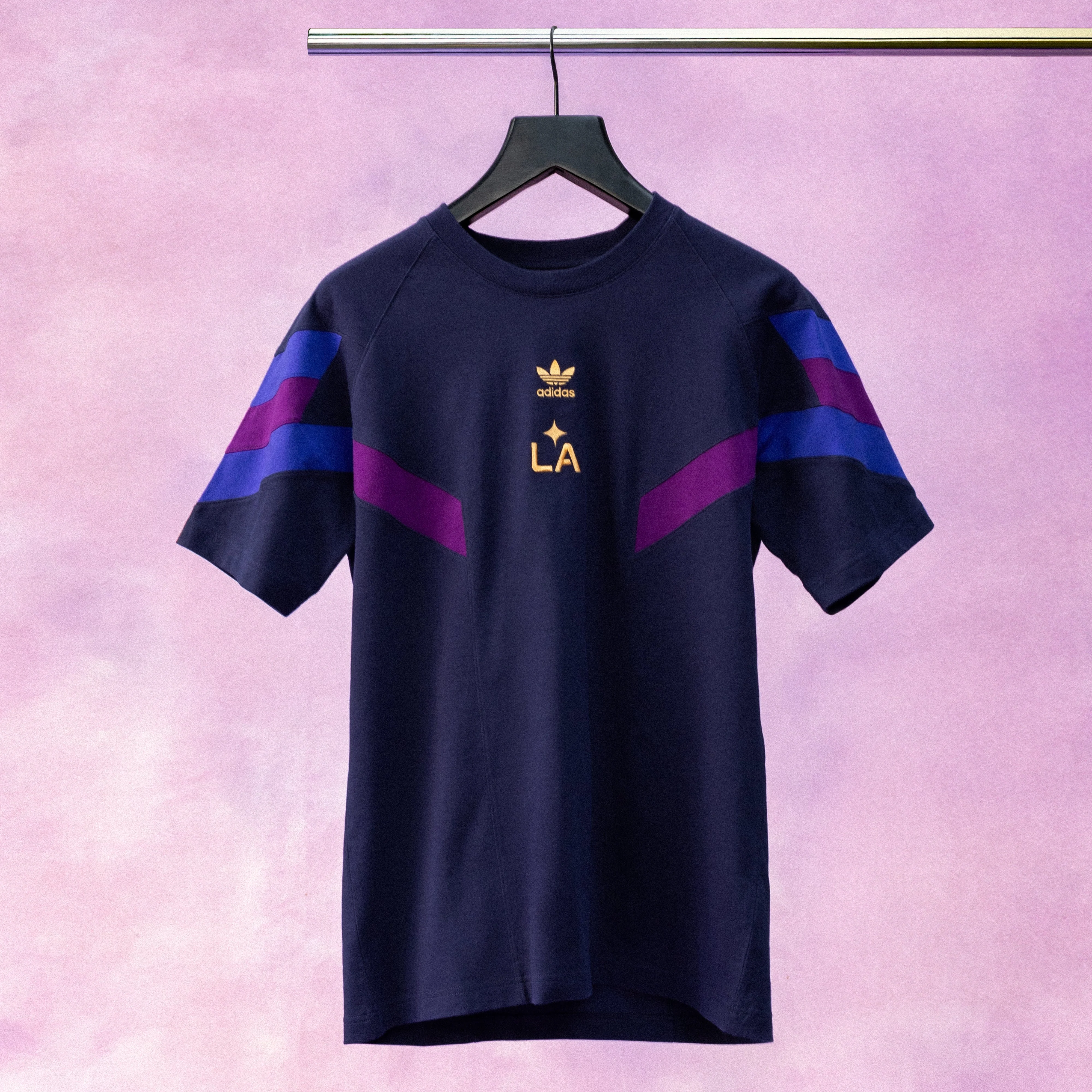 LA GALAXY adidas 2025 Originals Purple T Shirt - Image 2