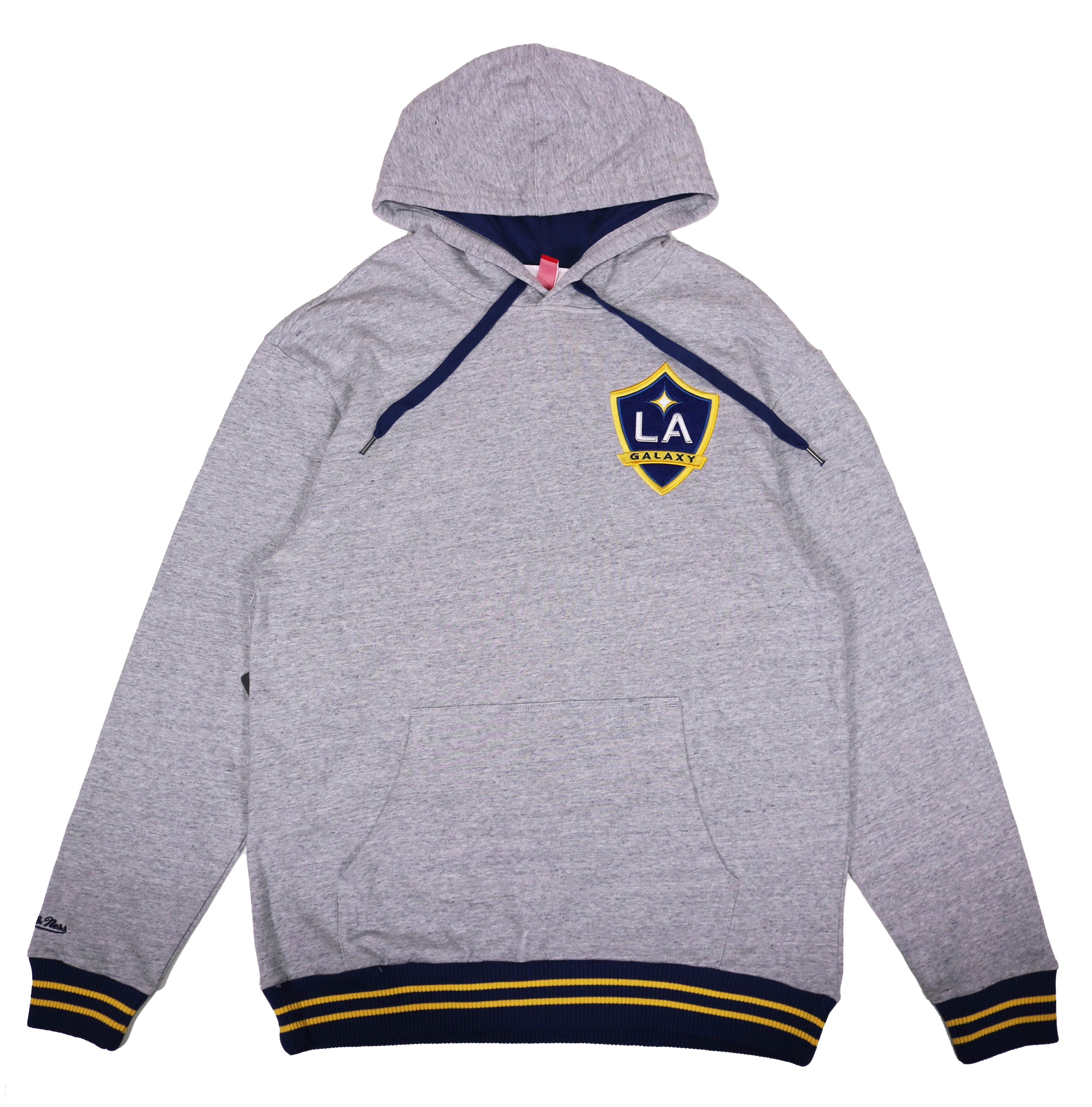 LA Galaxy Mitchell & Ness MLS Classic French Terry Grey Hoodie