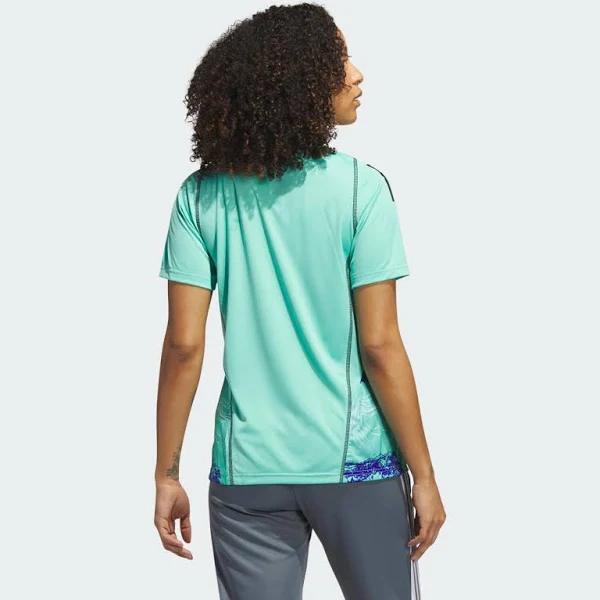 LA Galaxy Women's 23 adidas Teal One Planet Jersey - Image 5