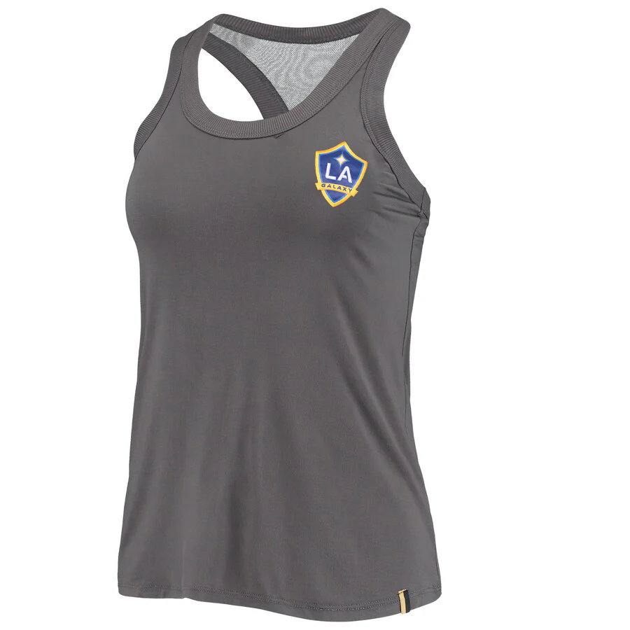 LA Galaxy Women's Wild Collective Grey Athleisure Tank Top