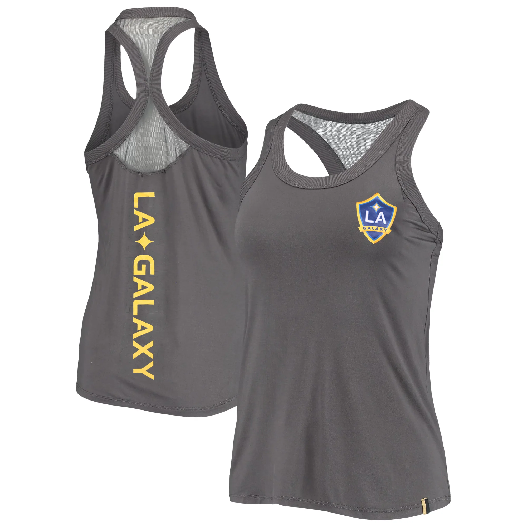 LA Galaxy Women's Wild Collective Grey Athleisure Tank Top - Image 3