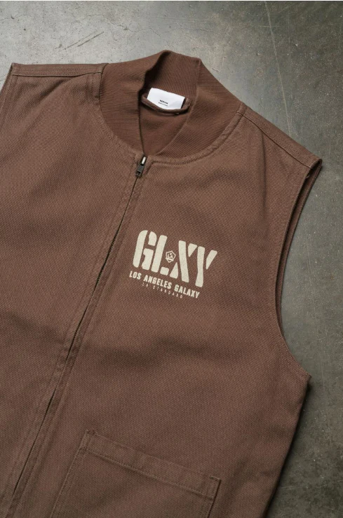 LA Galaxy x LA Standard GLXY Stencil Vest - Brown