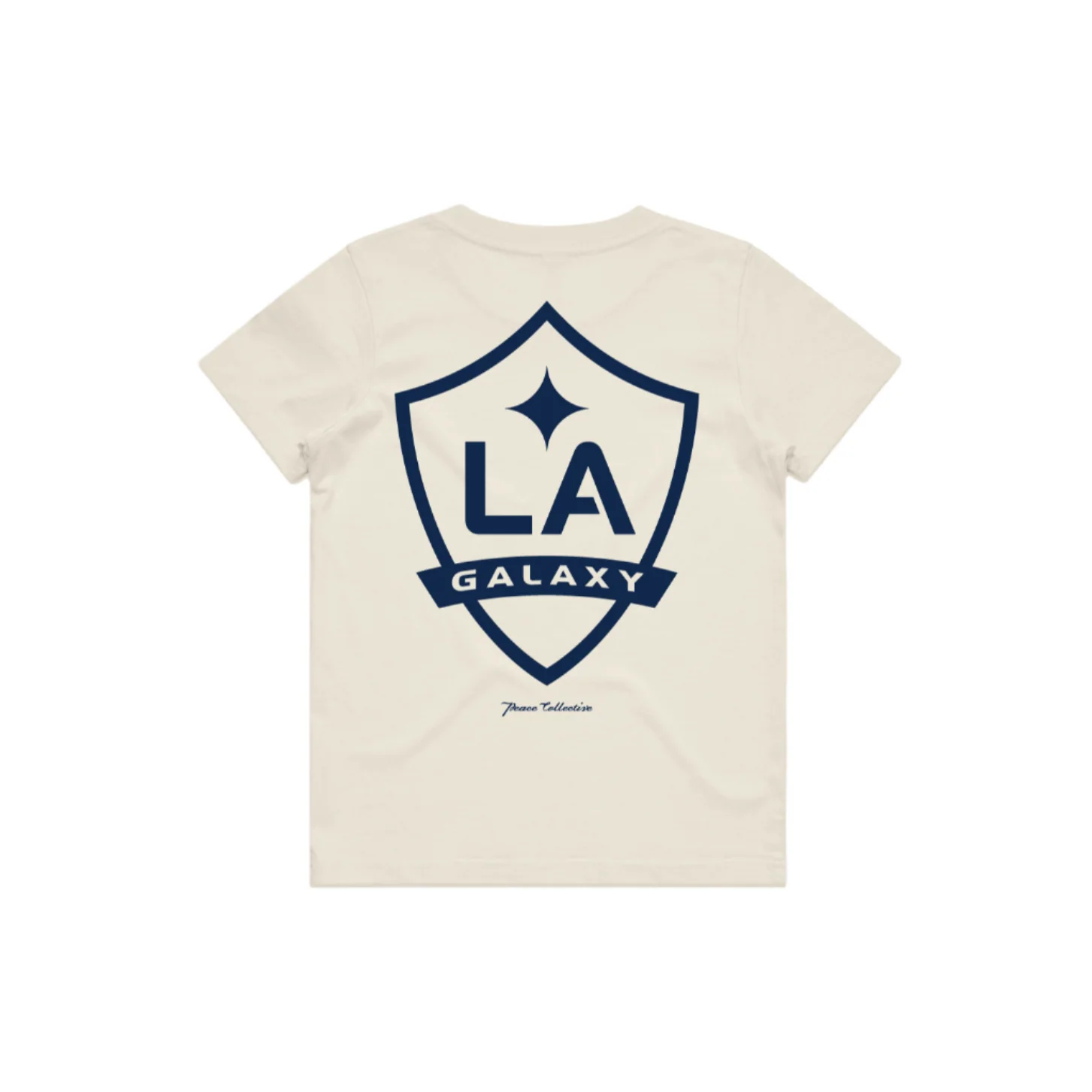 LA GALAXY Youth Peace Collective Essentials Heavyweight Tee - Cream