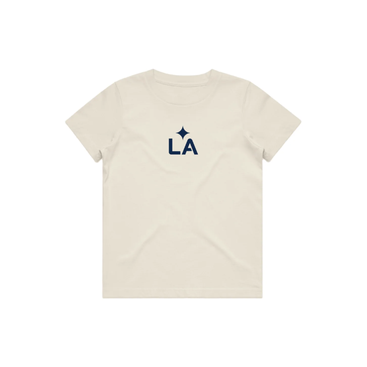 LA GALAXY Youth Peace Collective Essentials Heavyweight Tee - Cream - Image 2