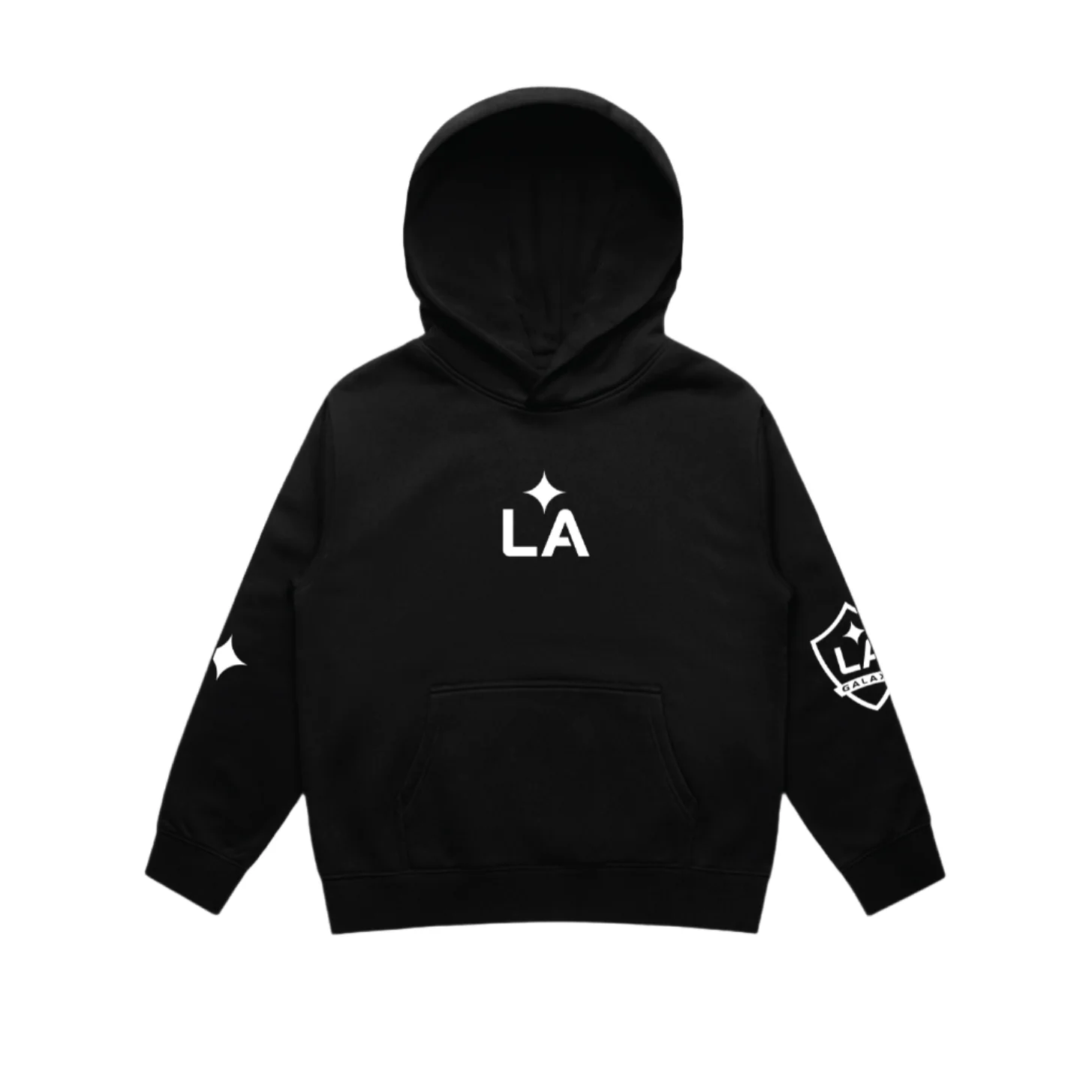 LA GALAXY Youth Peace Collective LA Quasar Heavyweight Hoodie - Black