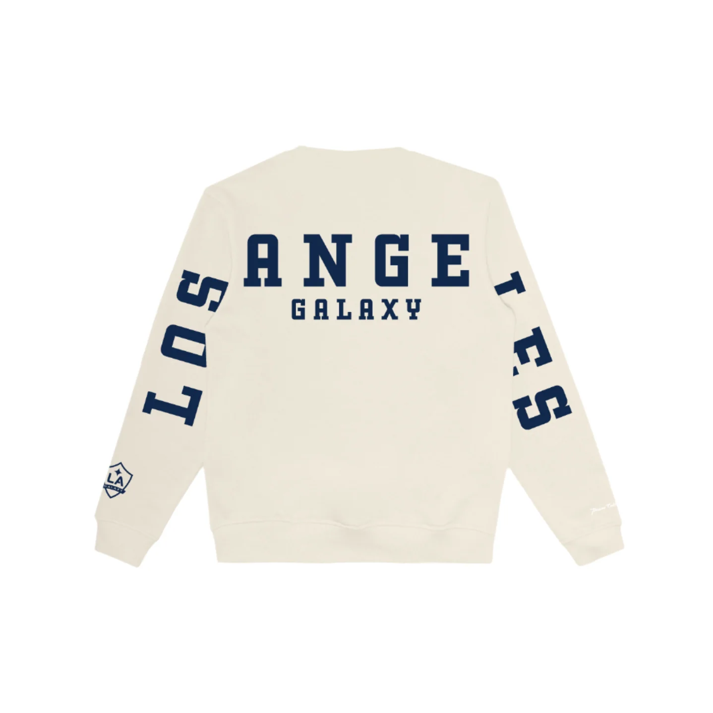 LA GALAXY Youth Peace Collective Spirit Heavyweight Crewneck - Cream - Image 2