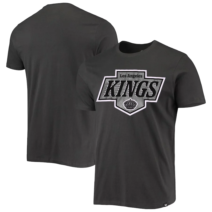 Kings '47 Primary Logo Super Rival Charcoal T-Shirt - Image 3