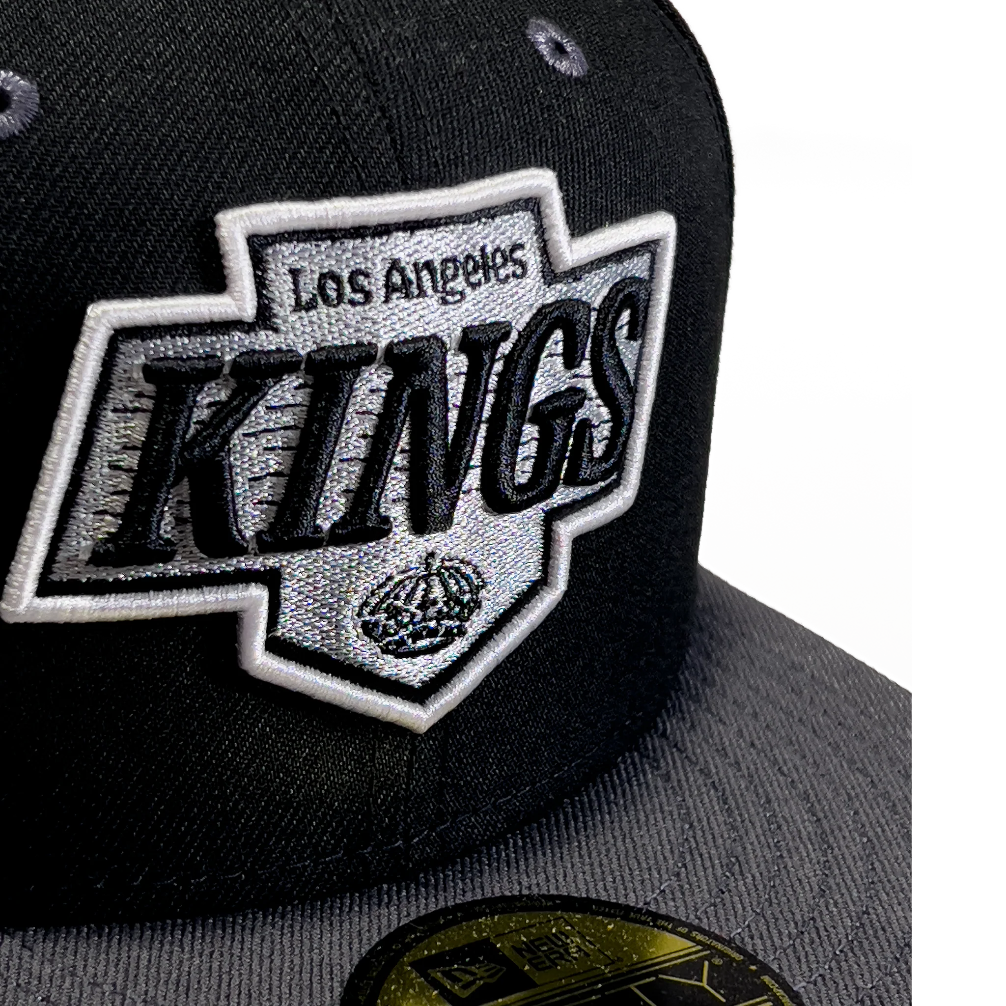 Kings 5950 Chevy Logo 24 Black Grey Fitted - Image 3