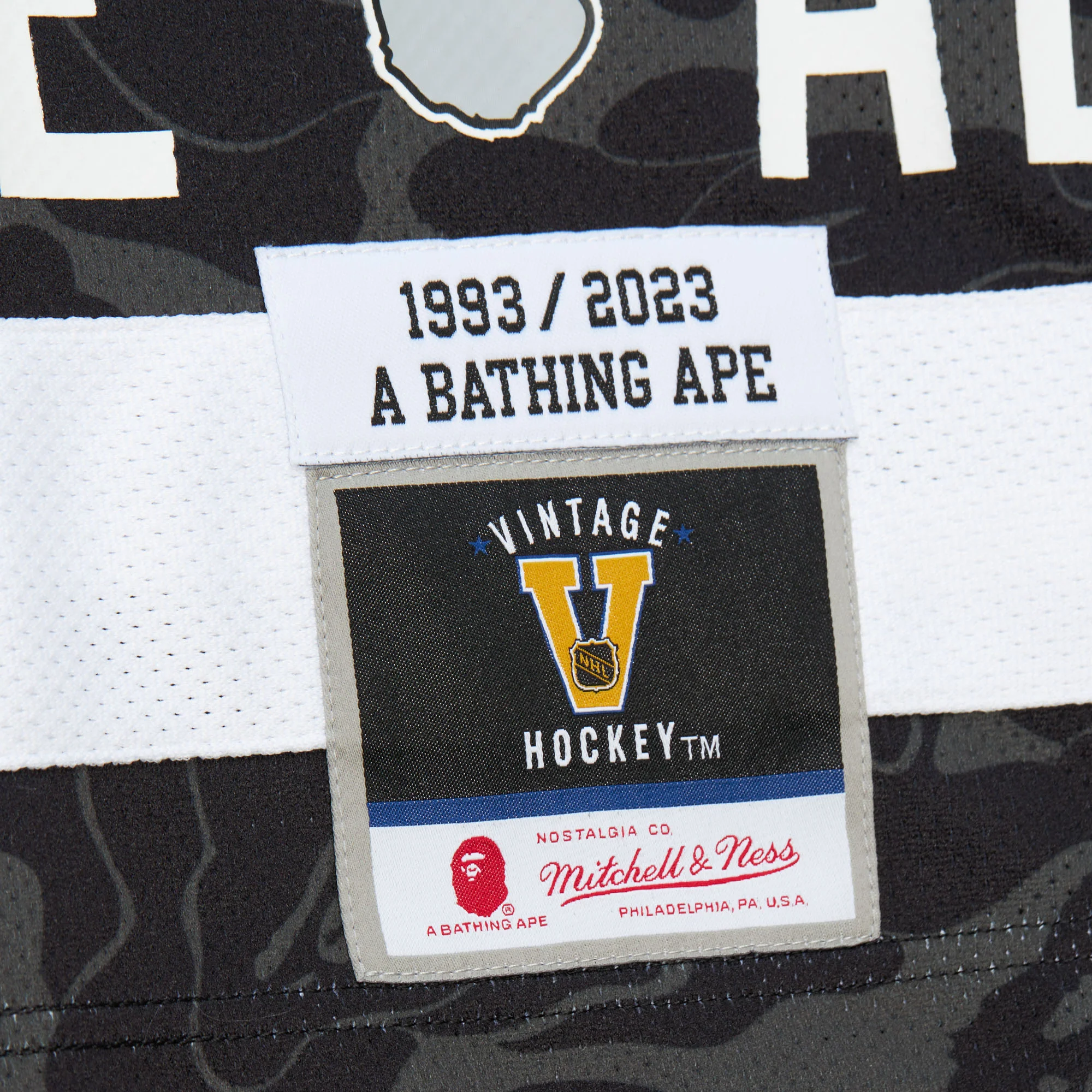 Kings Mitchell & Ness Black BAPE Jersey - Image 7