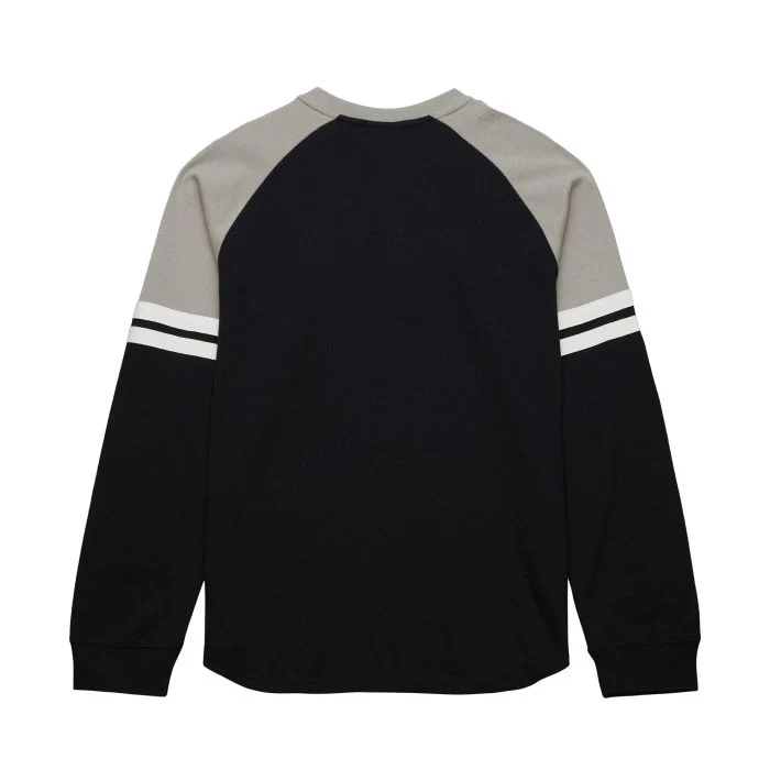 LA Kings Black/Grey Thermal Henley Long Sleeve Shirt - Image 2
