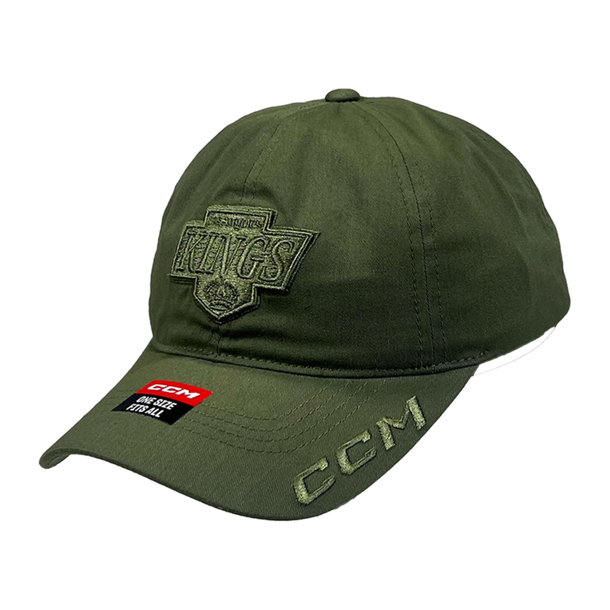 Kings CCM Olive Logo Slouch - Image 3