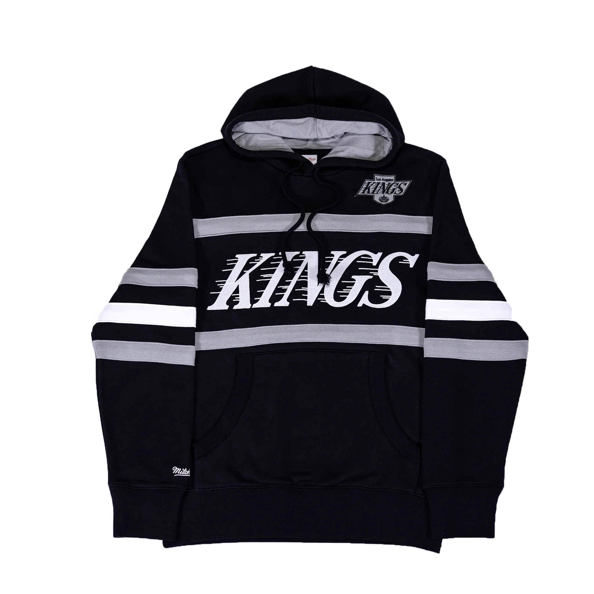 Kings Head Coach Vintage Wordmark Black Hoodie