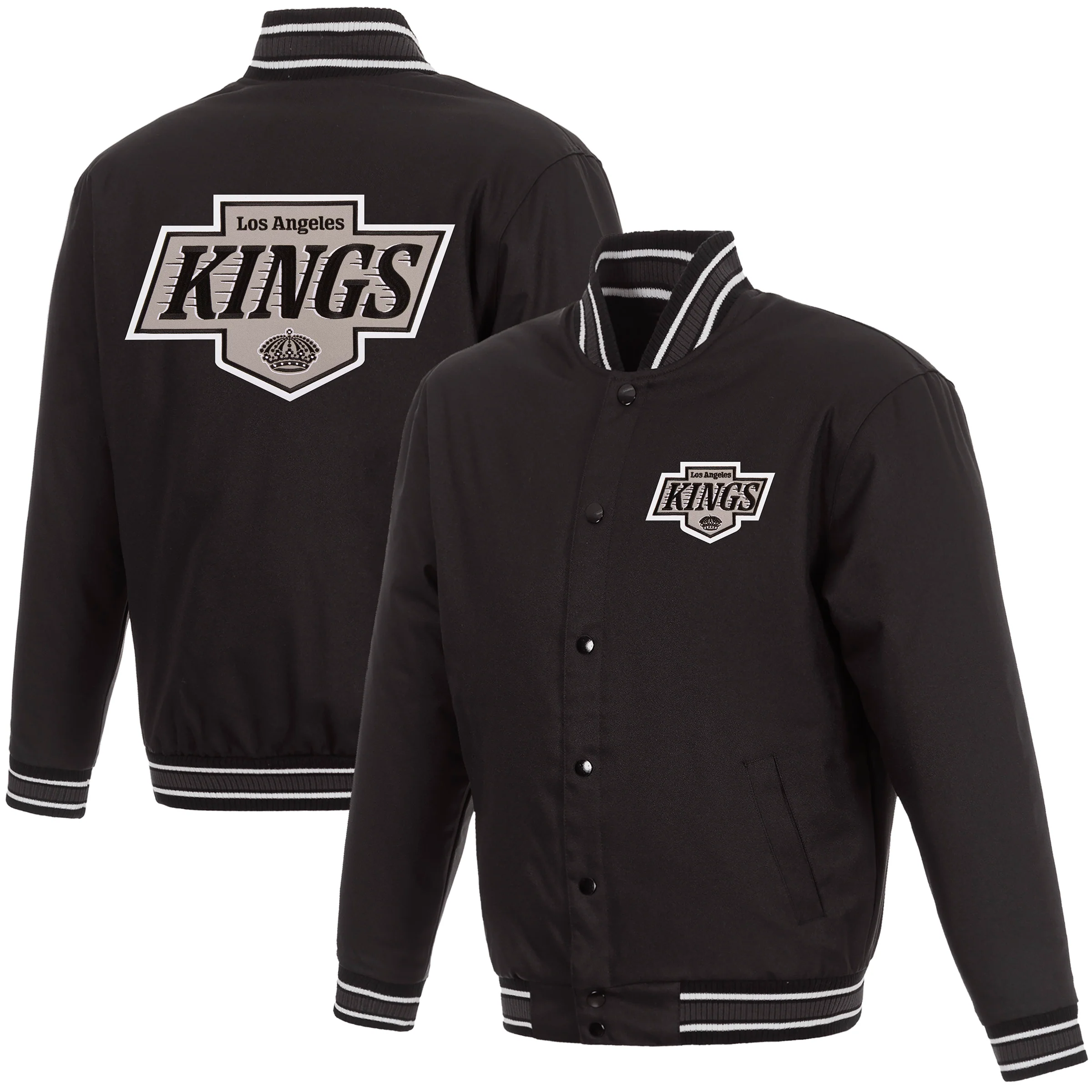 Kings JH Design Poly-Twill Black Jacket - Image 3