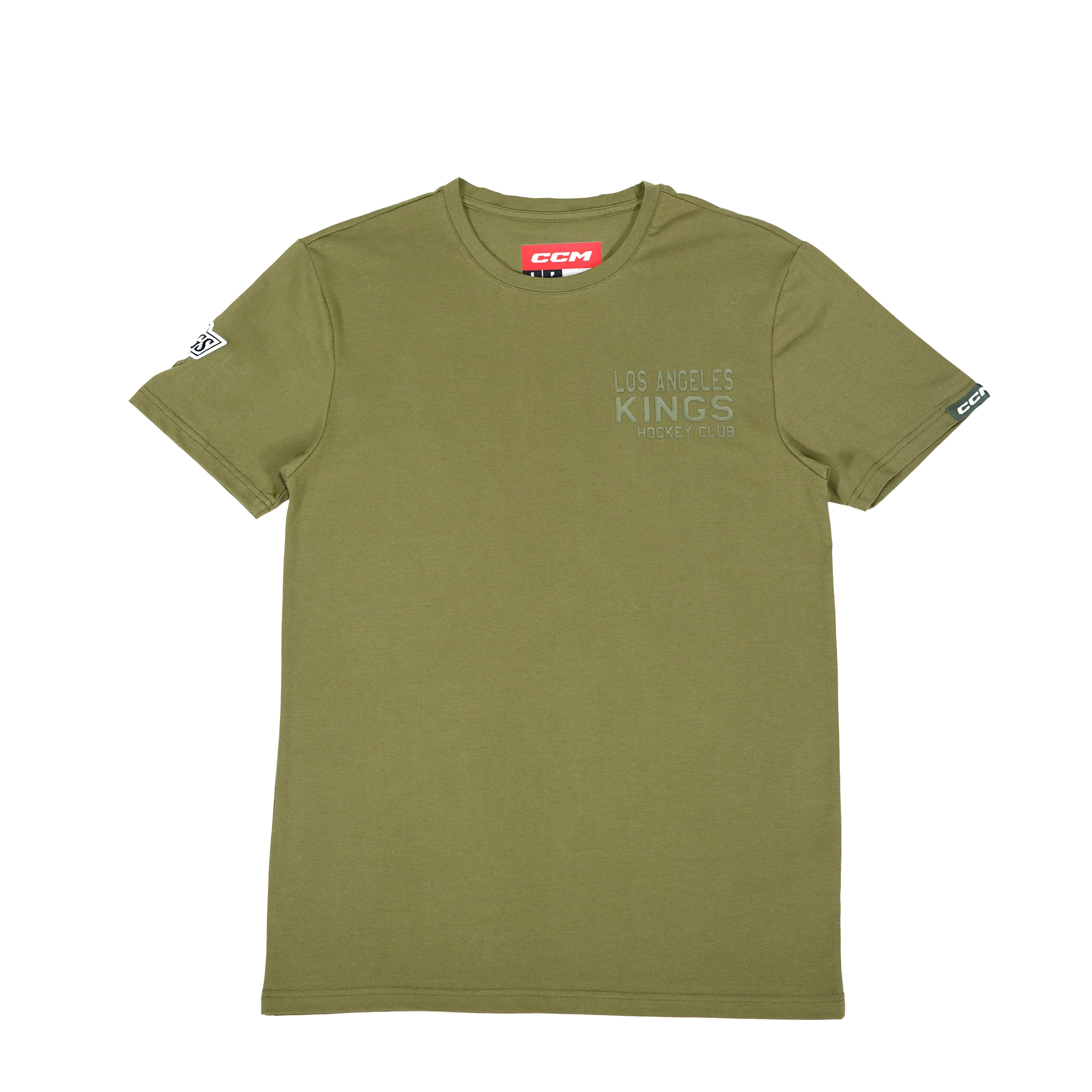 Kings LA Hockey Club Olive Short Sleeve Tee