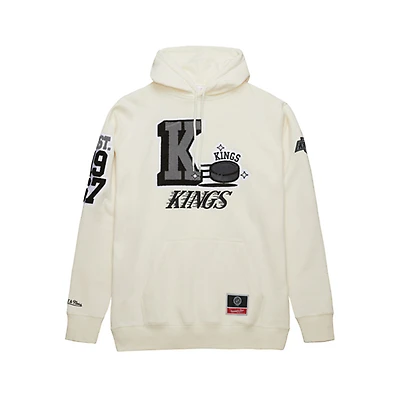 LA Kings Mitchell & Ness Cream Swagger Hoodie
