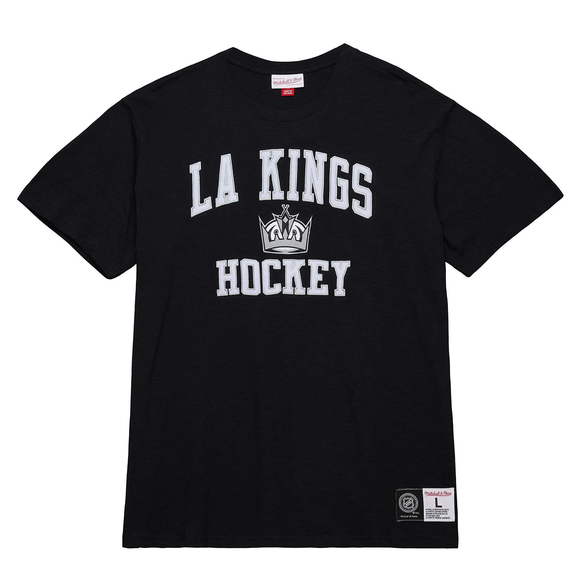 Kings Mitchell & Ness Legendary Slub Black T-Shirt