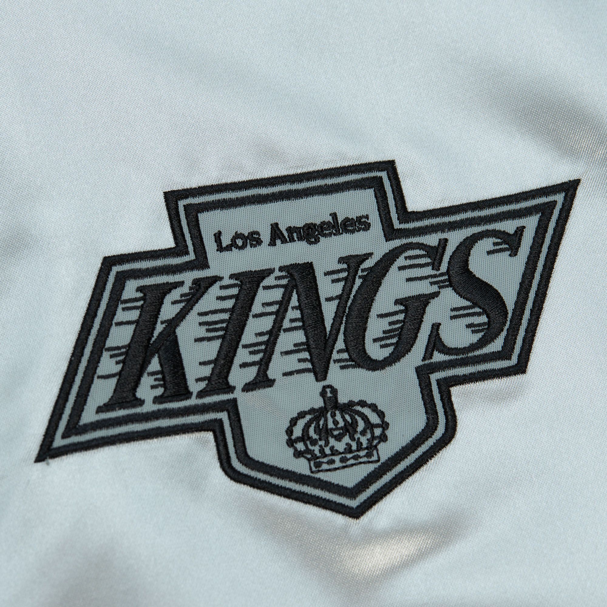 Kings Mitchell & Ness OG 2.0 Lightweight Chevy Logo Satin Jacket - Image 3