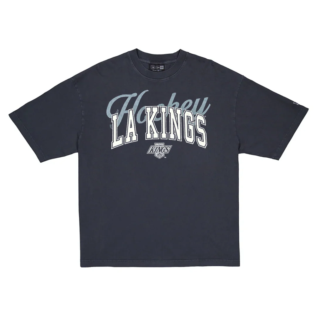 Kings New Era Sport Night Black Acid Wash T-Shirt