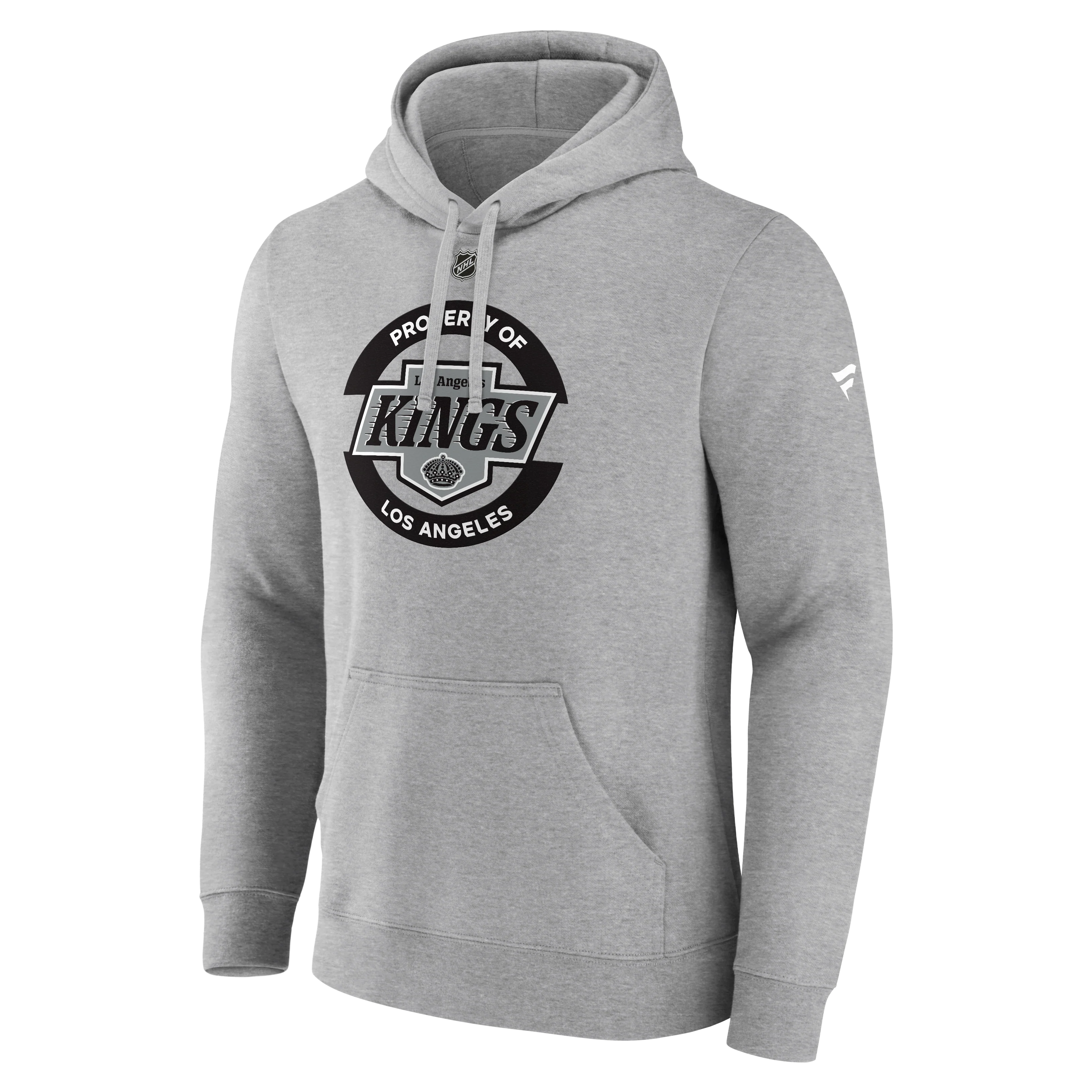 LA KINGS PRO PRACTICE COTTON FLEECE PULLOVER HOOD - Image 2