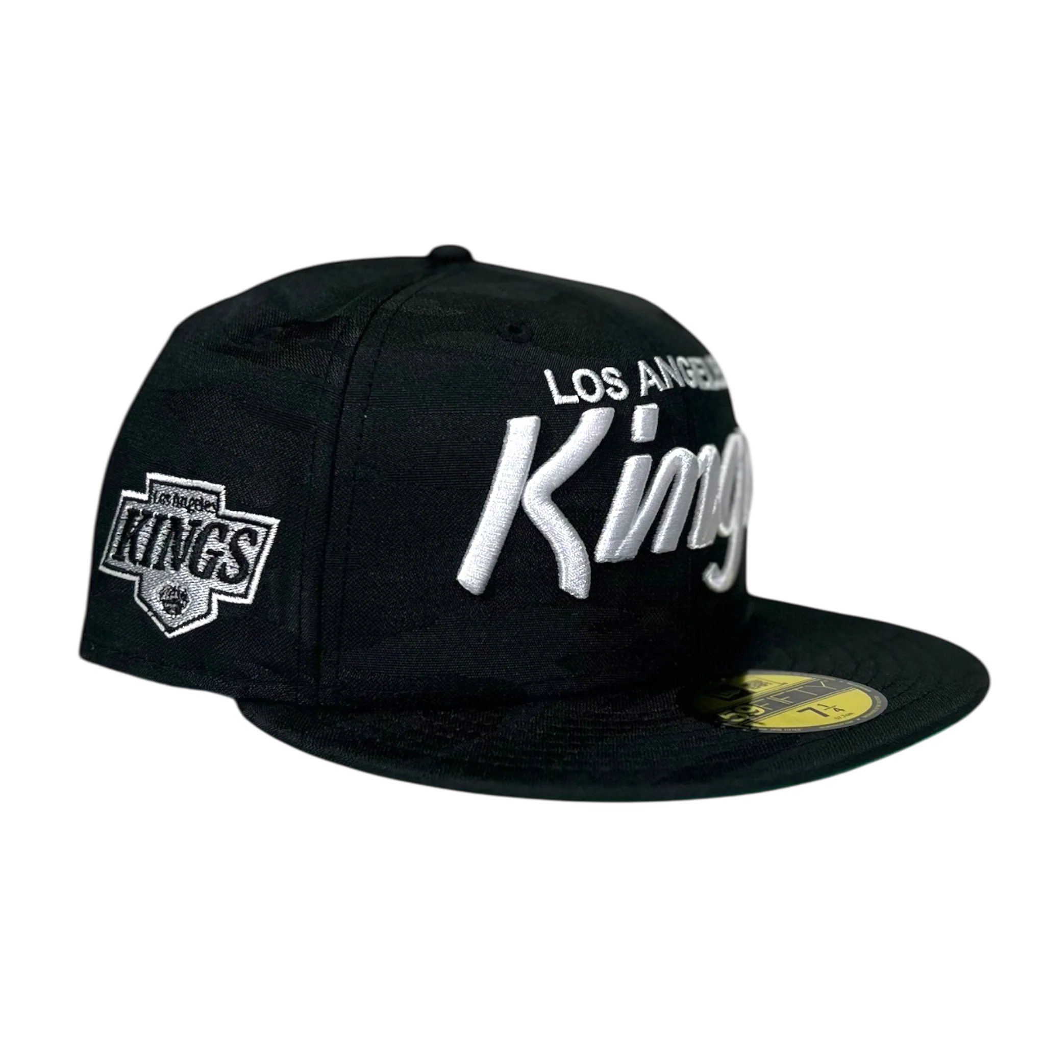 Kings 5950 Script w/ Side Hit Black Fitted Hat - Image 3
