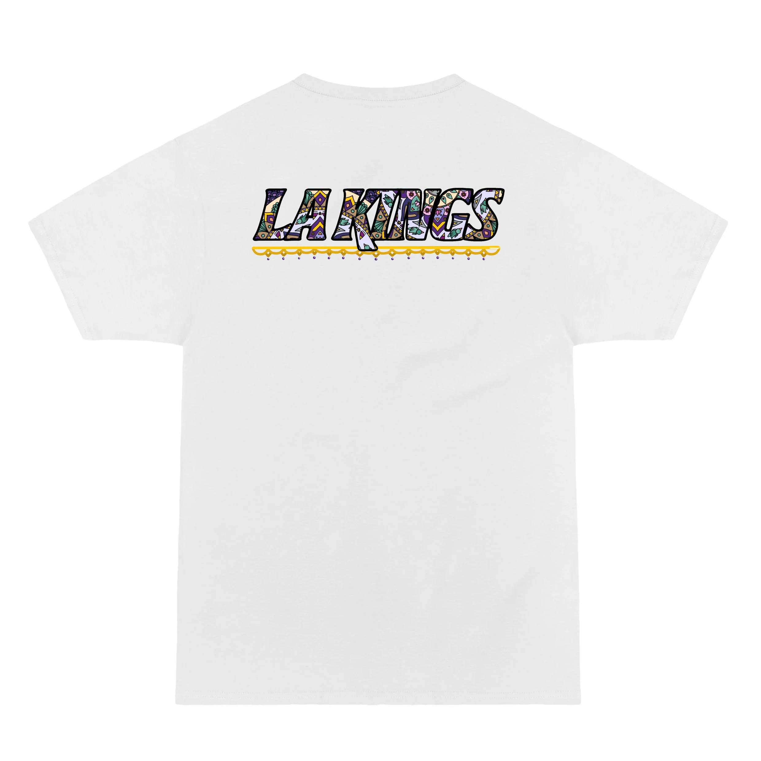 Kings Violent Gentlemen Indian Cultural Celebration White T-Shirt - Image 2